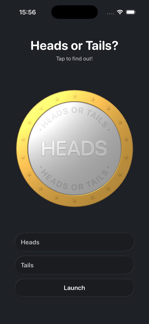 Flip Coin Screenshot